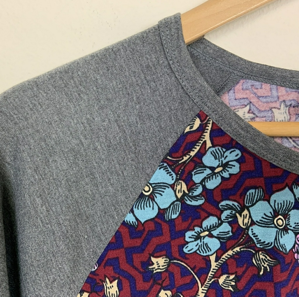 Lularoe Top Blouse Floral Multicolor Sz: XL - Picture 2 of 7